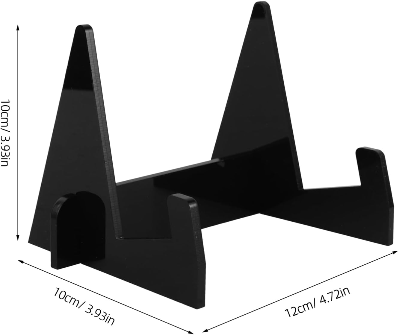 Acrylic Cookbook Stand Foldable Book Display for Kitchen Counter