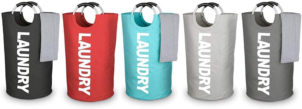 Mziart 90L Collapsible Laundry Hamper with Alloy Handles 1