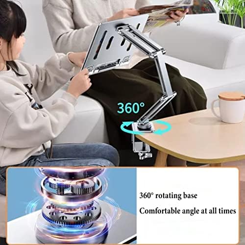 Adjustable Book Stand with Clamp and Page Clips