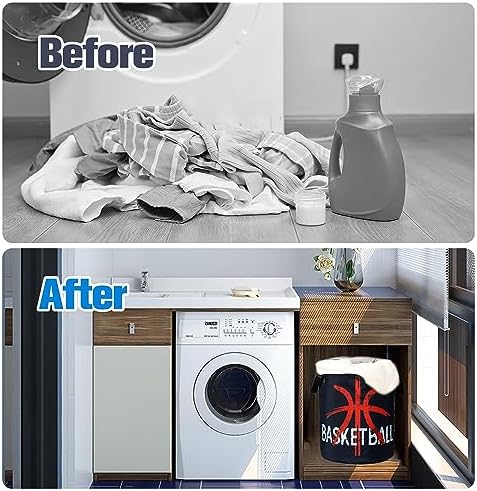 NUTAINLA Foldable Laundry Basket with Handles