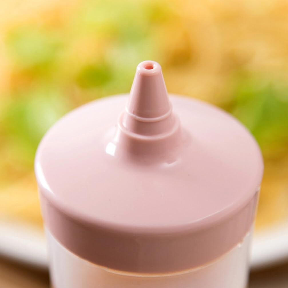 DOITOOL 6PCS Pink Condiment Squeeze Bottles with Cap