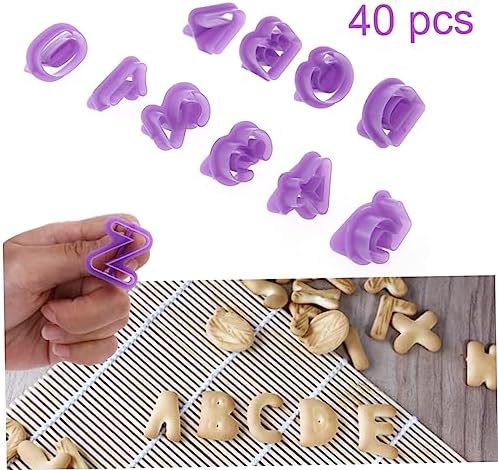MAGICLULU 120 Pcs DIY Alphabet Cookie Cutters Set