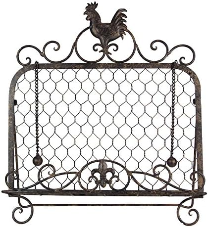 Youngs 13 x 775 x 1425 Metal Rooster Recipe Holder