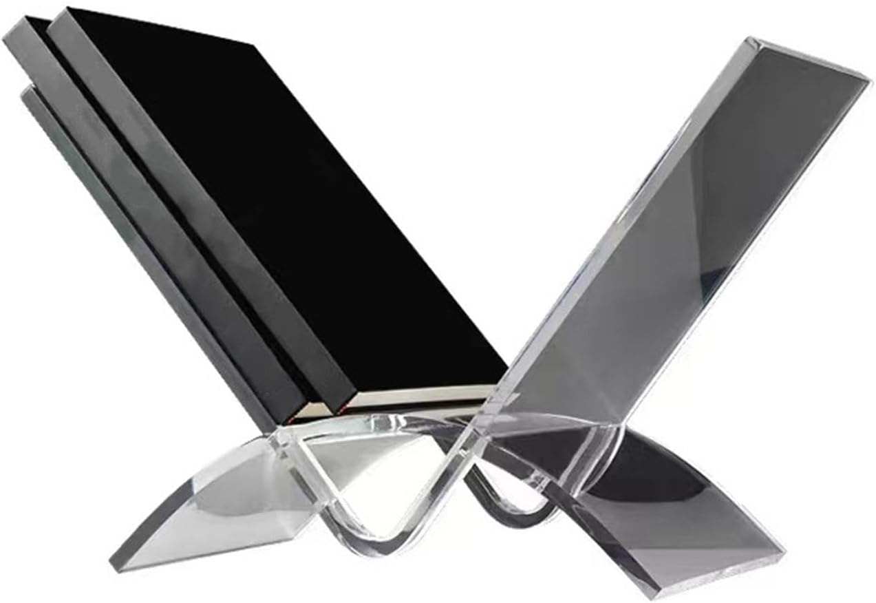 Clear Acrylic Cookbook Holder with Modern Design