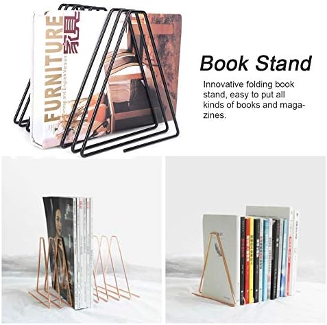 Gavigain Adjustable Bookend with Expandable Metal Stand