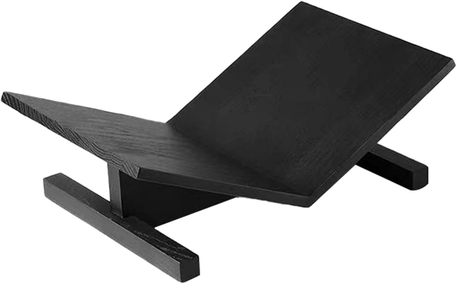 Open Bookstand Cookbook Stand Wooden Non Slip Kitchen Display Rack