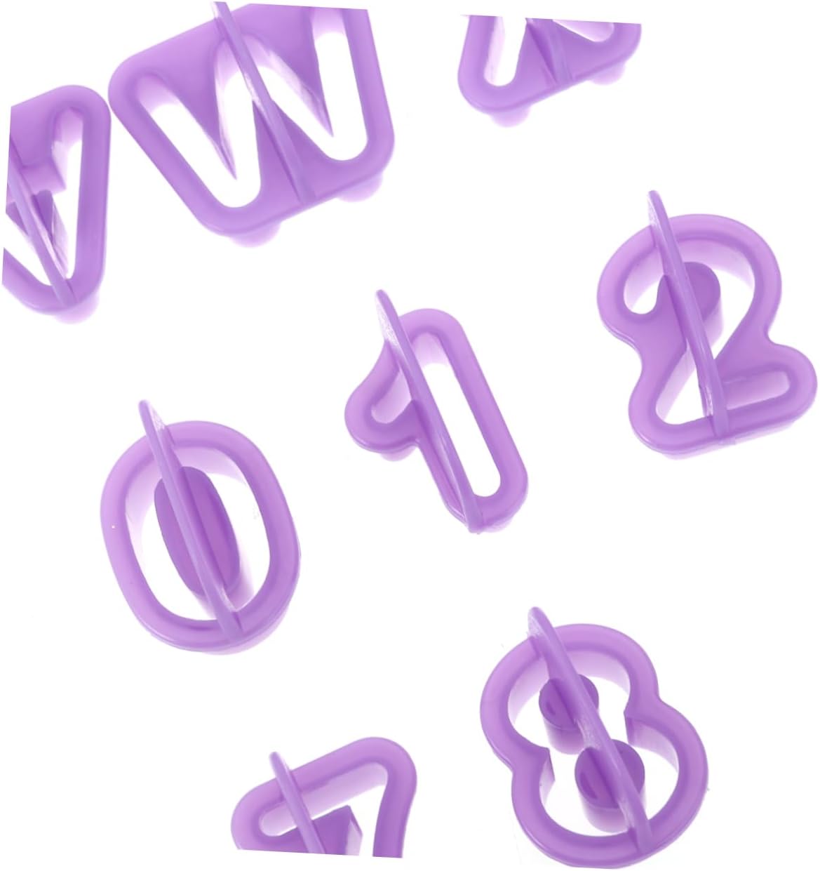 CIYODO 40Pcs DIY Alphabet Letter Number Fondant Cake Cutters Set