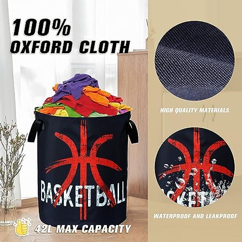 NUTAINLA Foldable Laundry Basket with Handles