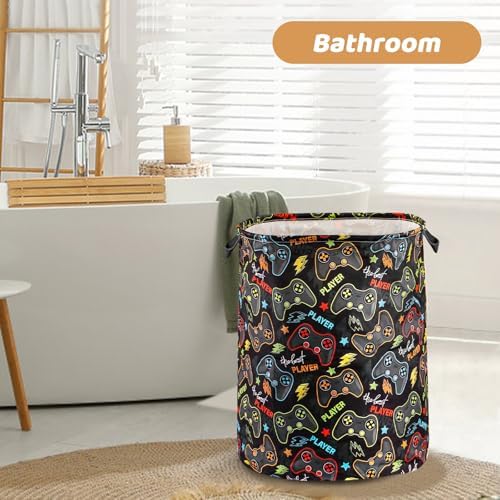 Barezan Folding Gamer Storage Basket for Boys Room 1