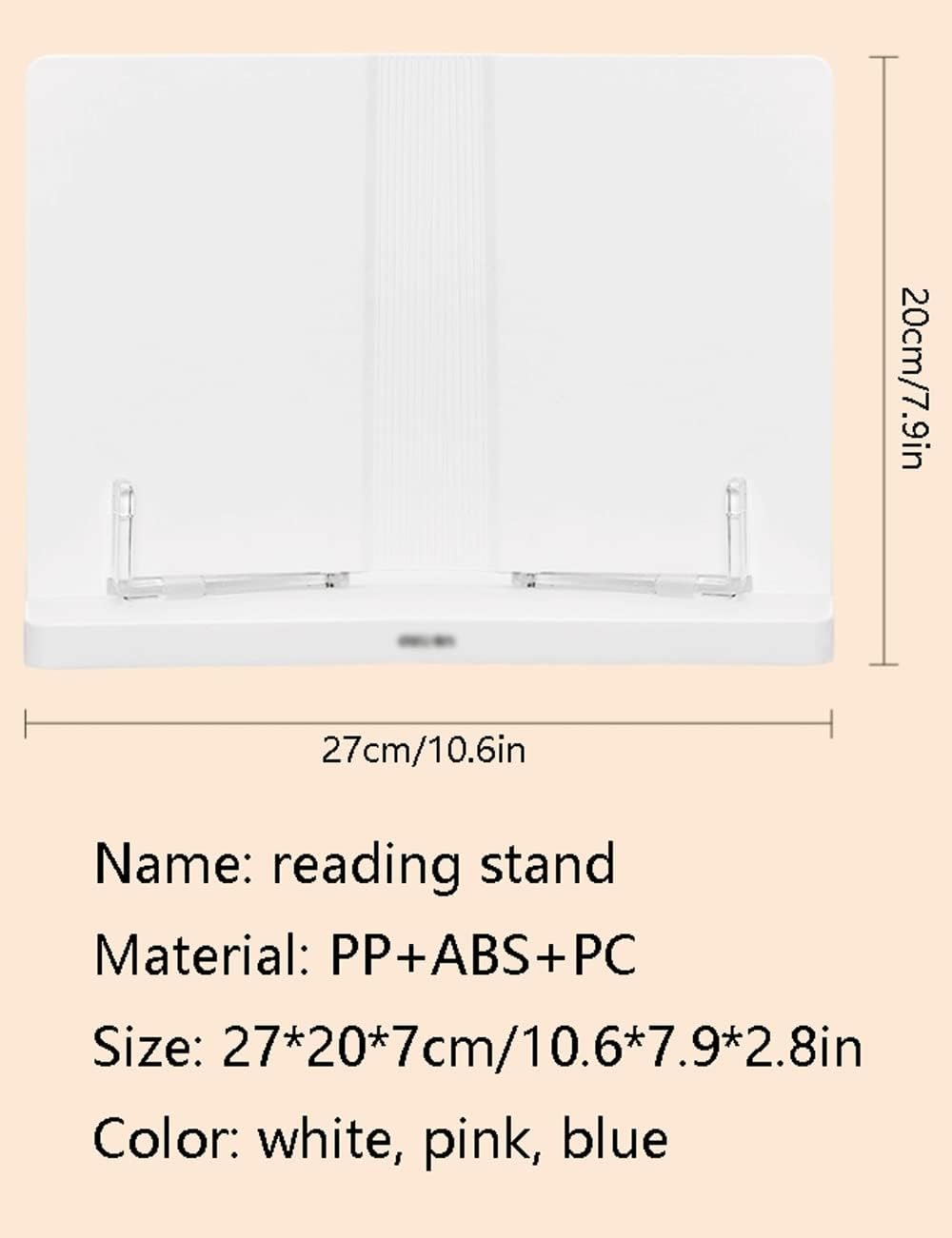 Unique Plastic Hands-Free Book Holder for Kitchen