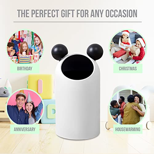 Cute Animal Ears Kids Waste Basket 14L