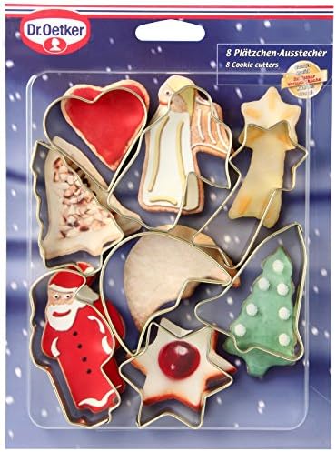 Dr Oetker 8-Piece Gold Cookie Cutter Set