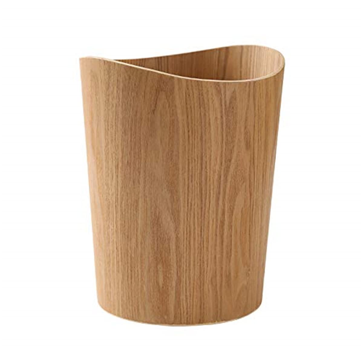 BISOZER 23 Gallons Wood Trash Can for Home Office