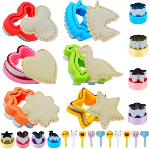 BANIC 24pcs Sandwich Cutter and Sealer Set 1