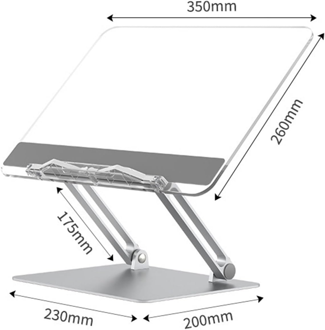 UHRLGHS Adjustable Foldable Book Stand for Kitchen and Office