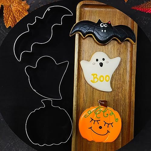 Q-BAKER Halloween Cookie Cutters Set 3 Piece