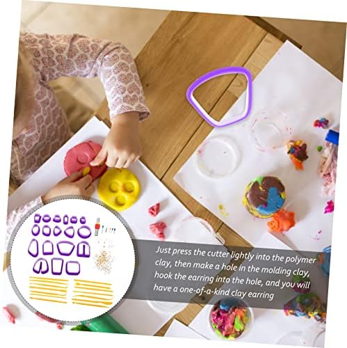 OHPHCALL Purple Plastic Polymer Clay Cutter Kit