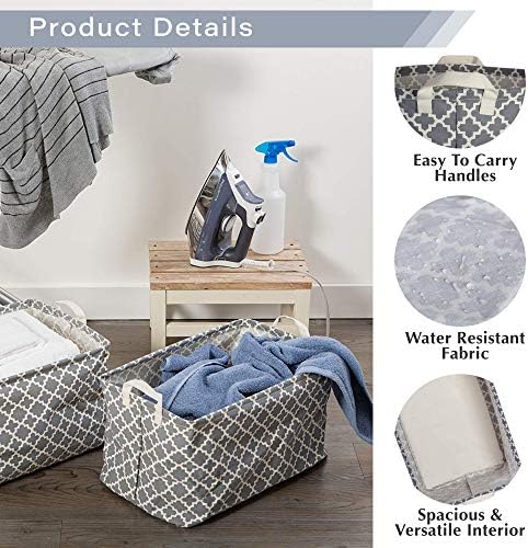 DII Laundry Collection Collapsible Bins Set 1