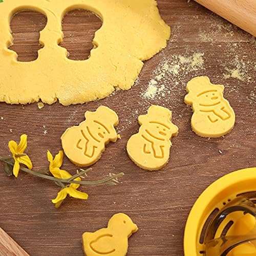 JR JUN RONG 16pcs 3D Cookie Cutter Set