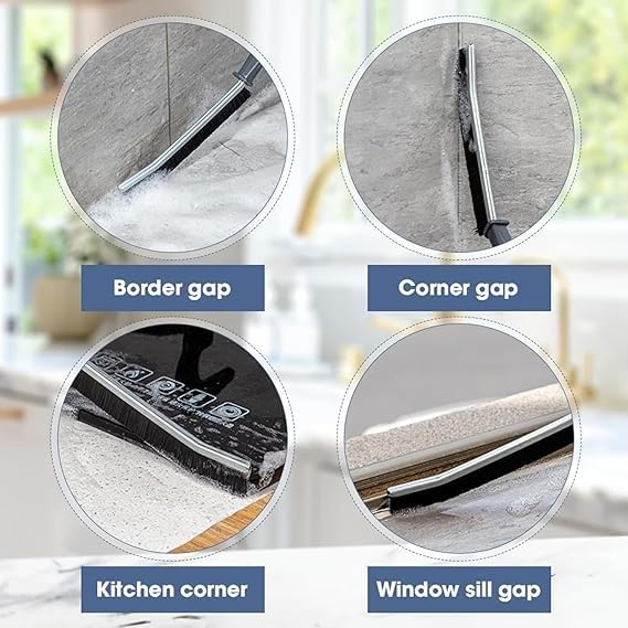 Gap Cleaning Brush 3PCS Bristled Crevice Tool