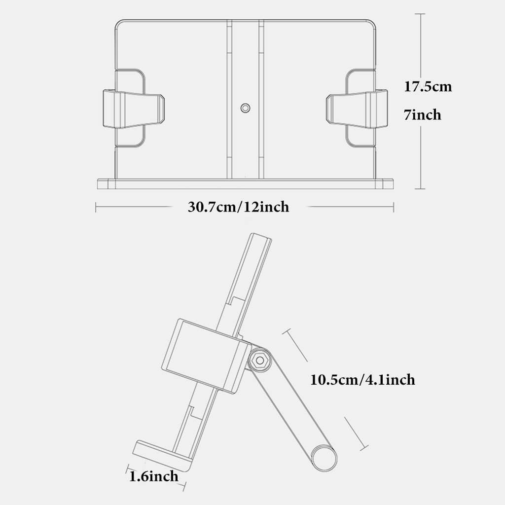 UHRLGHS Adjustable Book Stand for Reading