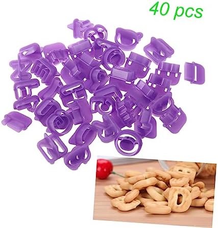 OKUMEYR 40Pcs Alphabet Number Cookie Cutters Set