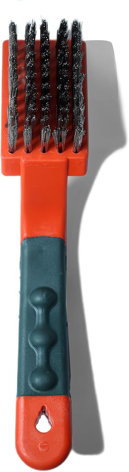 FAQQI Steel Wire Brush for Cast Iron Skillet 1