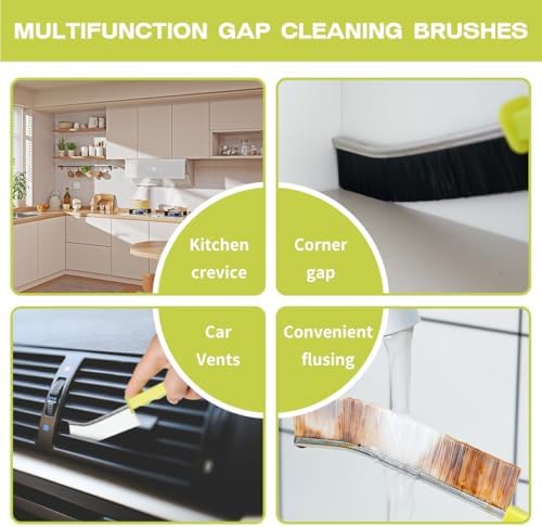 Crevice Cleaning Brush - PBT Stainless Steel for Tight Spaces