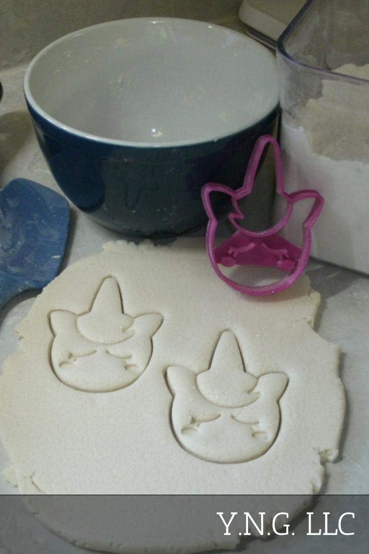 Unicorn Face Cookie Cutter - USA Made Food Safe