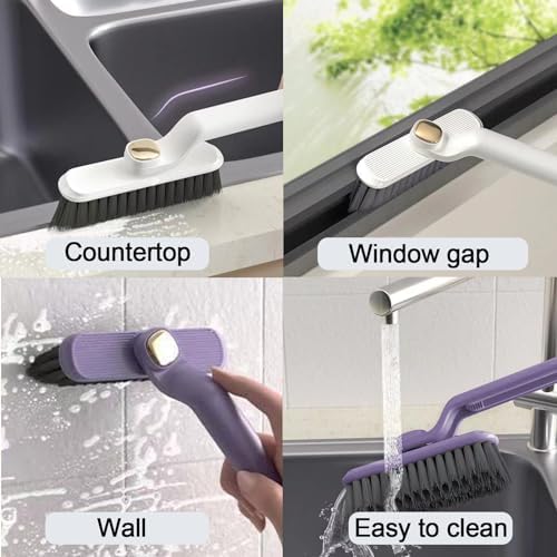 2 PCS Rotating Crevice Brush and 2PCS Hard Bristle Brush Set