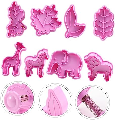OKUMEYR 2 Sets 8pcs 3D Christmas Cookie Cutters