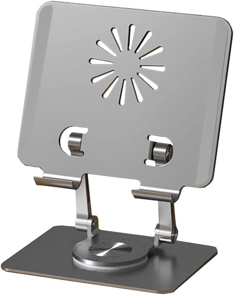 UHRLGHS Adjustable Book Stand with 360 Rotating Base