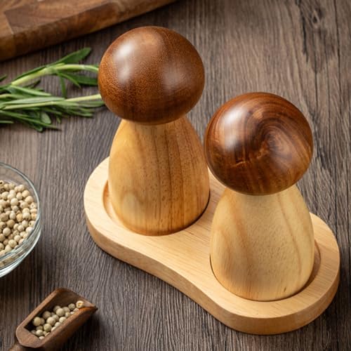 ABOOFAN 2Pcs Mushroom Salt and Pepper Set