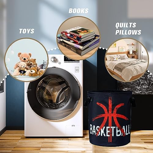 NUTAINLA Foldable Laundry Basket with Handles