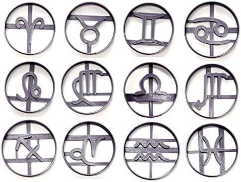 Zodiac Signs Cookie Cutters Set of 12 Made in USA 1