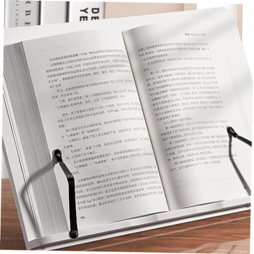 Elegant Wood Book Holder Stand for Cookbooks and Tablets