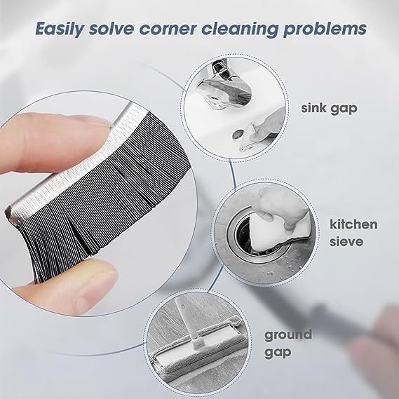 Gap Cleaning Brush 3PCS Bristled Crevice Tool