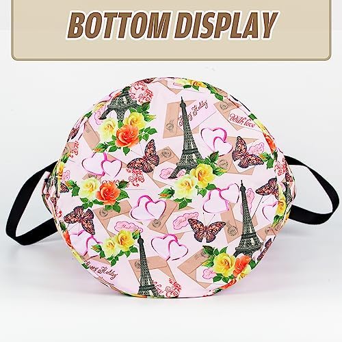 NUTAINLA Eiffel Tower Laundry Basket Foldable Oxford Cloth Tote Bag
