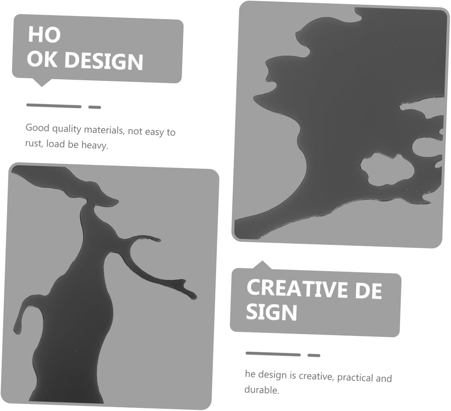 FOYTOKI Bathroom Hooks with Decorative Landscape Design