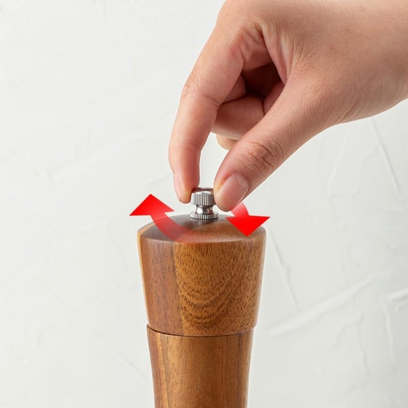 HXDMY Salt Pepper Grinder Set with Spoon 1