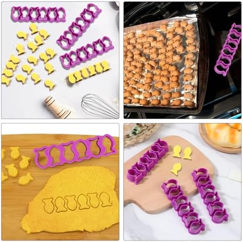 3Pcs Mini Cookie Cutter Set for Baking and Crafts 1