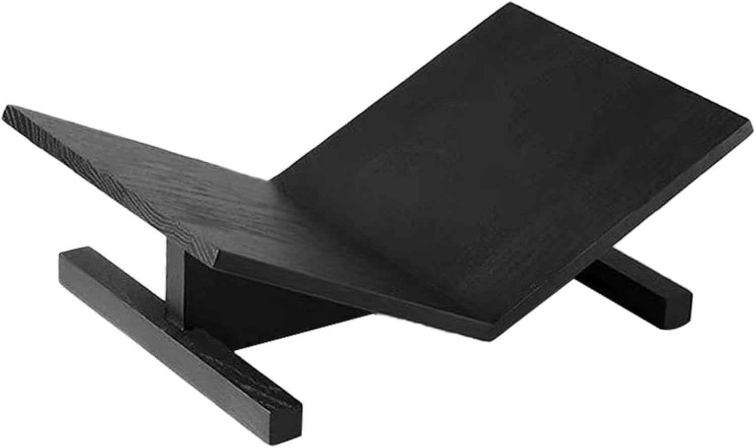 Open Bookstand Cookbook Stand Wooden Non Slip Kitchen Display Rack