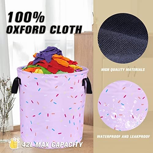 NUTAINLA Foldable Donut Laundry Basket 177x137 Inch