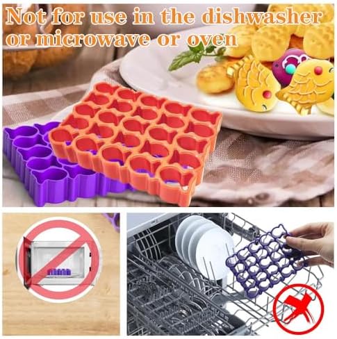 25 Cavity Goldfish Cookie Cutter - Purple