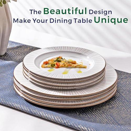 GBHOME Ceramic Dinnerware Set 12 Pcs Modern Elegant