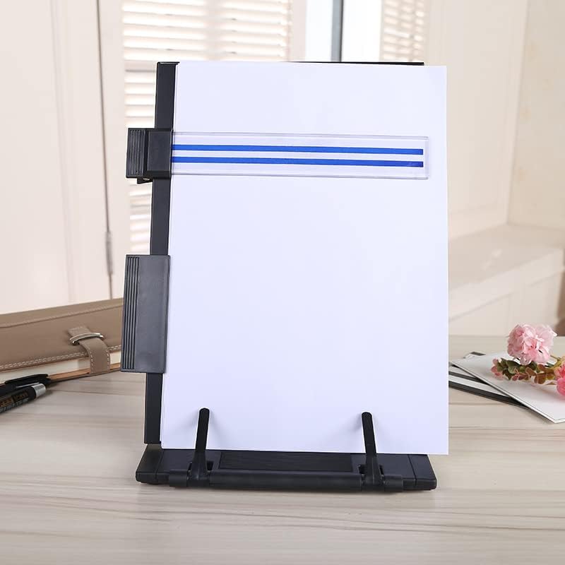 Adjustable Metal Book Stand for Cooking and Reading