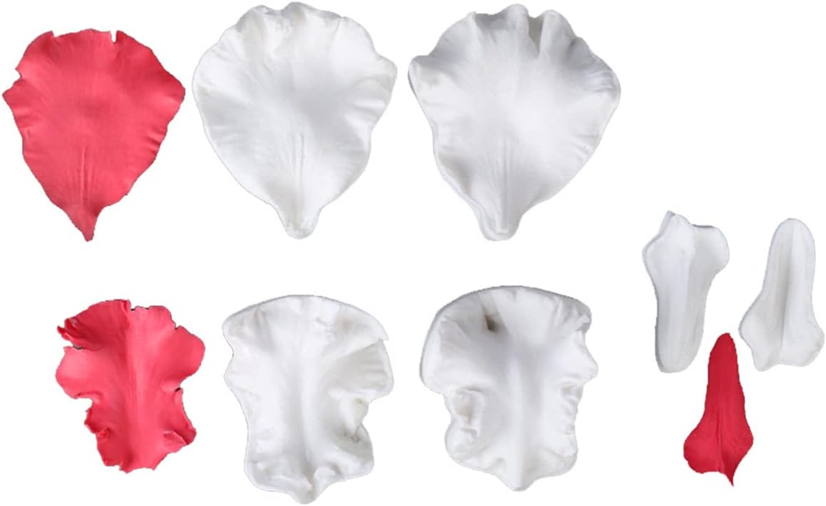 GGW Iris Petals Leaf Fondant Mold Set 11pcs Cookie Cutters Silicone Molds