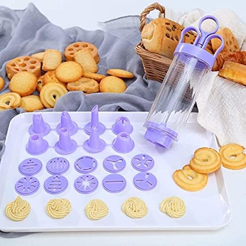 LING Cookie Press Set with 10 Discs and 8 Tips