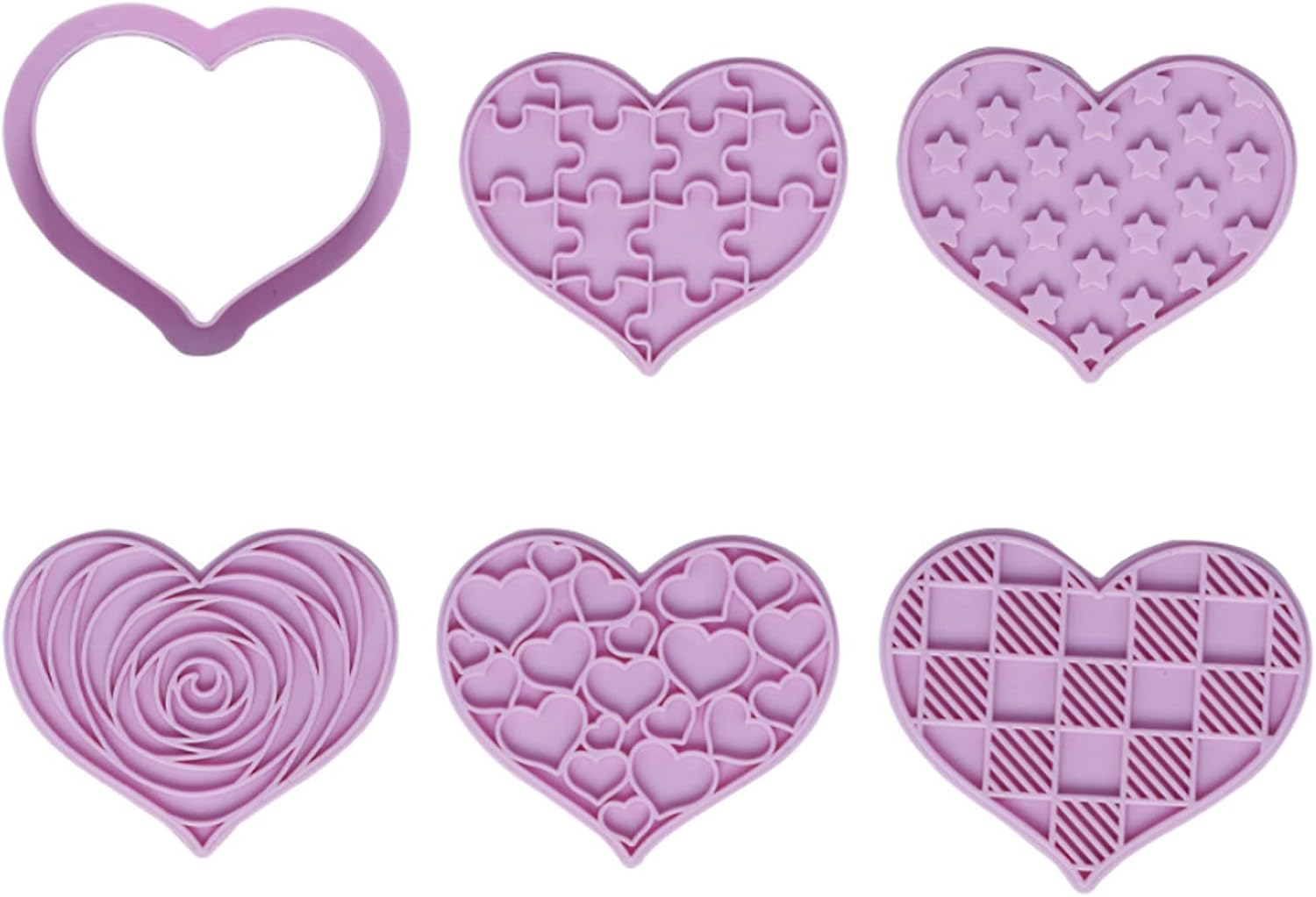Uqezagpa Cookie Cutters Valentine Heart Shapes Baking Tool 1