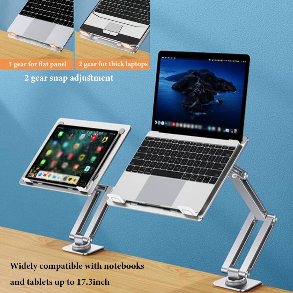Adjustable Book Stand with Clamp and Page Clips
